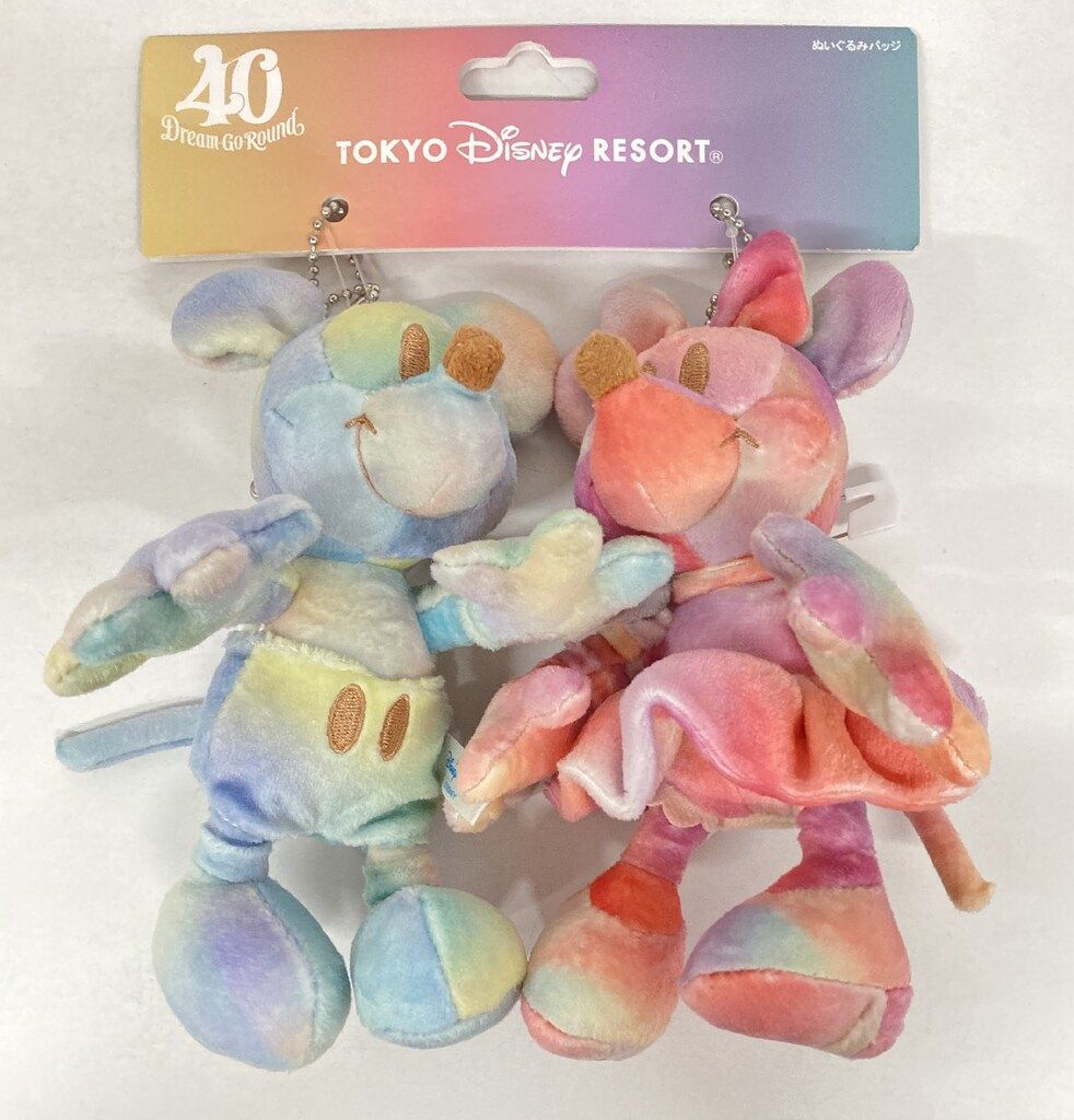 東京ディズニーリゾート ぬいぐるみバッジセット TDR40周年 Dream-Go