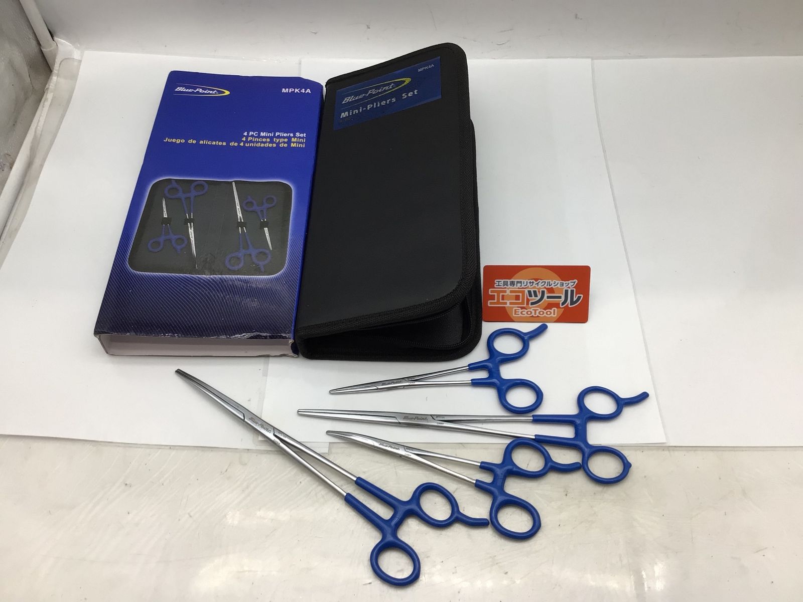 【未使用に近い】ブルーポイント 4ピースミニプライヤーセット MPK4A [IT6ULRBIFADC] [エコツール知立店][M02]
