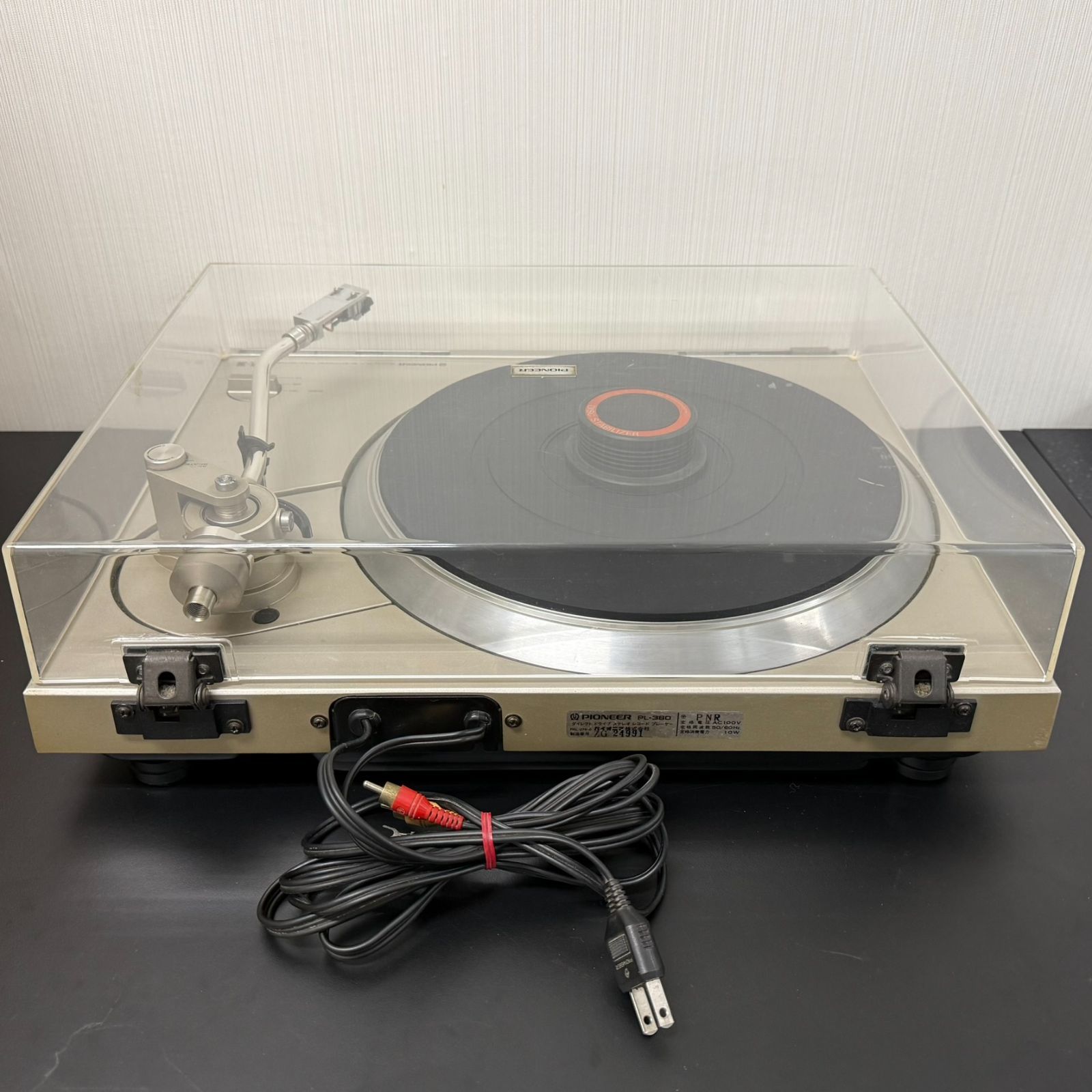 パイオニア/レコードプレーヤーＰＬ-３８０Ａ・ＰＮ-２００スペア針付 パイオニア PL-380A 修理とメンテ フルオートレコードプレーヤー - 音