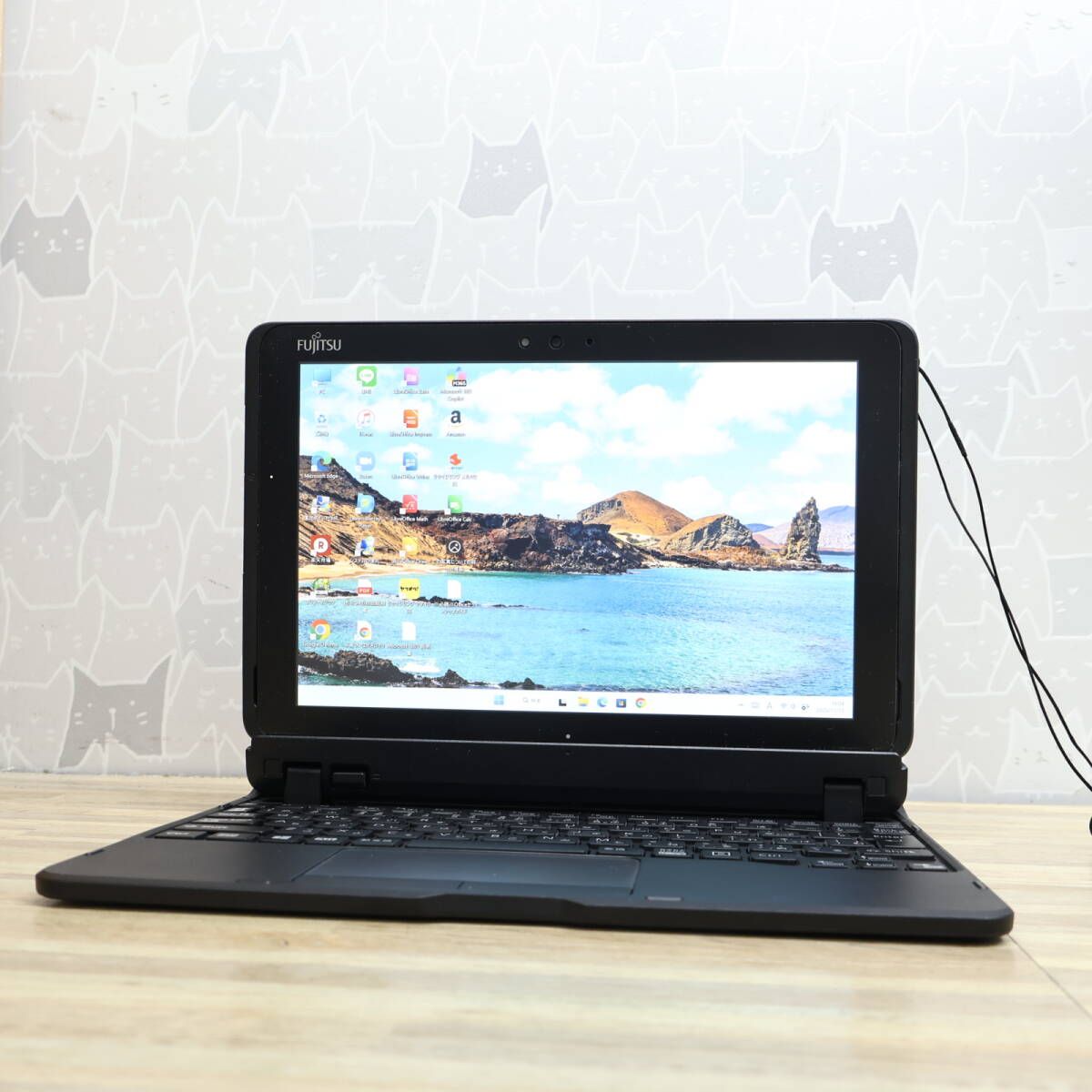 ★中古タッチパネルSSD128GB★Q509/VE カメラ ノートパソコ230 ☆防水☆超美品 SSD128GB☆Q509/VE Webカメラ TypeC 高解像度 Celeron