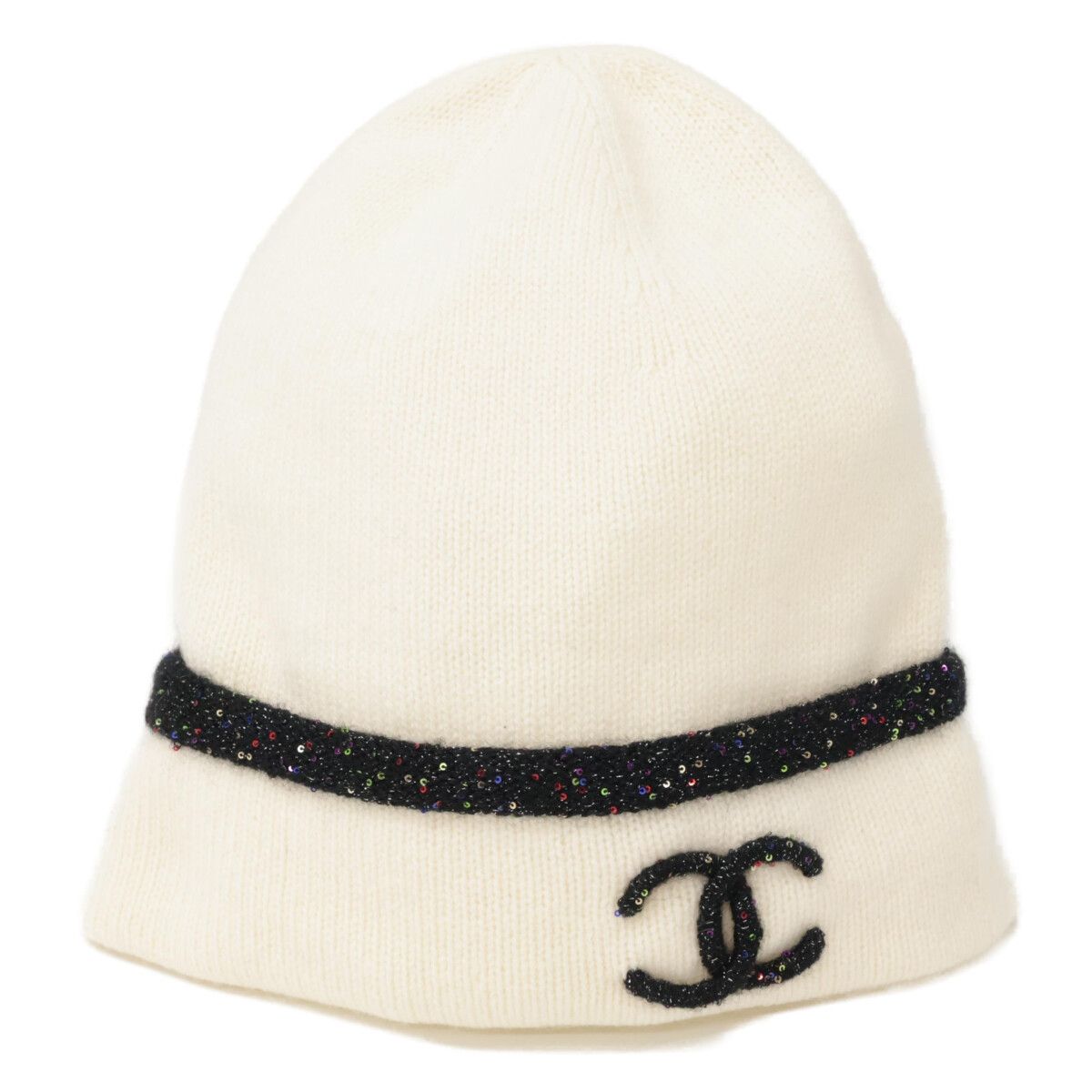 CHANEL シャネル 24 AW AAA 154 ココマーク シルク カシミヤ ニット帽