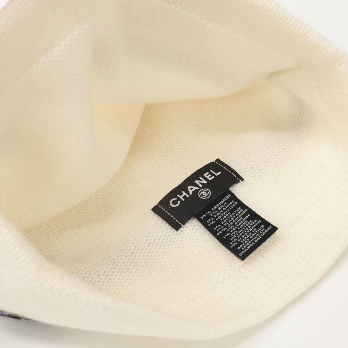  CHANEL シャネル 24 AW AAA 154 ココマーク シルク カシミヤ ニット帽 ニット帽 ビーニー 帽子