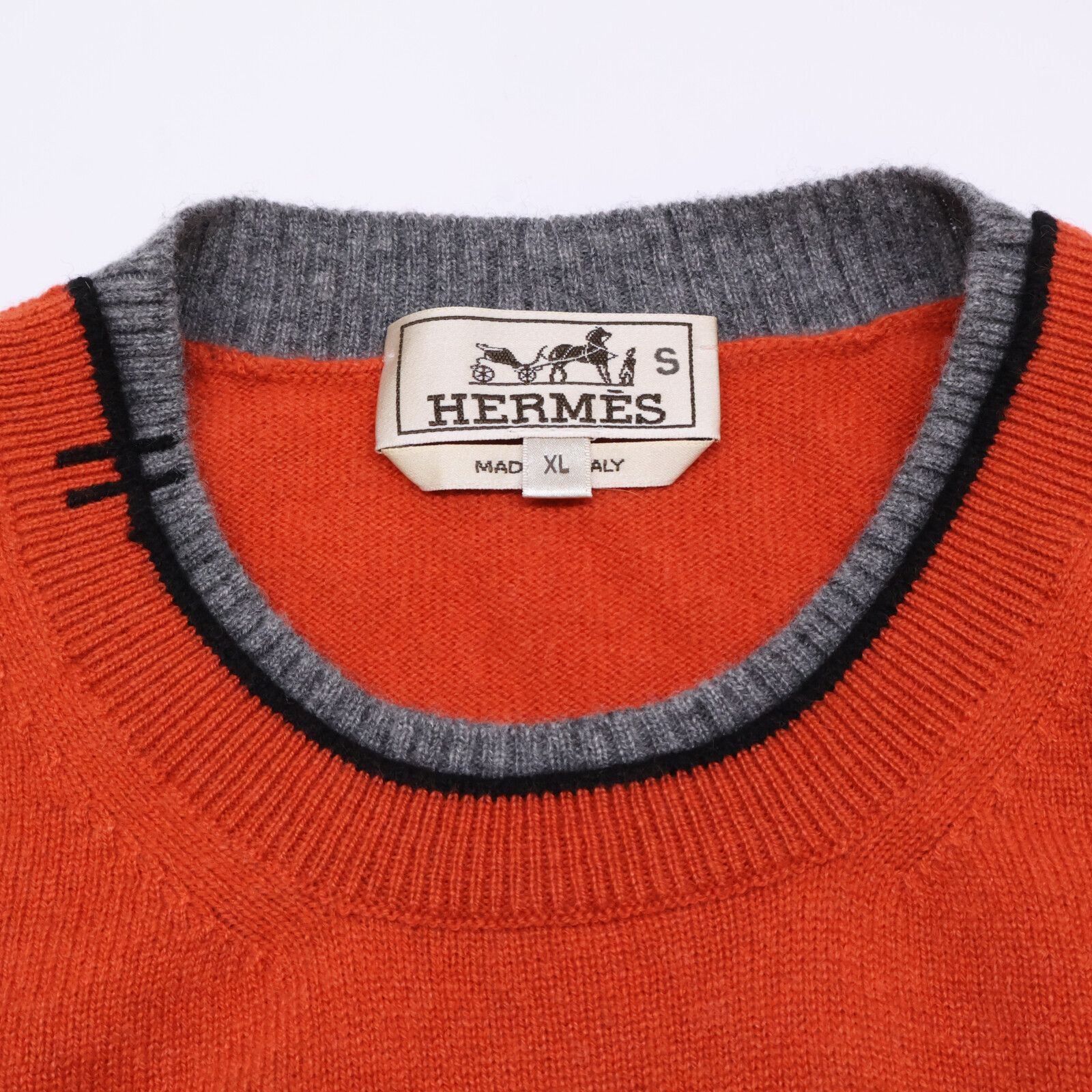 HERMES エルメス 国内正規 カシミヤ ロングスリーブ ニット XL - メルカリ