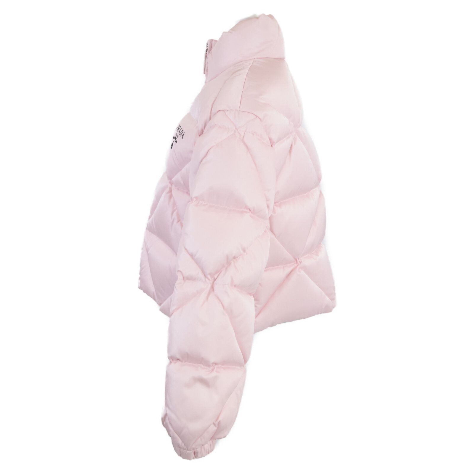 超美品！PRADA ダウンジャケットダブルジッパー サイズ38 PRADA プラダ 【美品/国内正規】291947 RE-NYLON クロップド ダウン 38