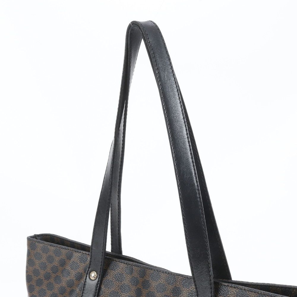 極美品 セリーヌ トリオンフ マカダム レザー トート バッグ 肩掛け