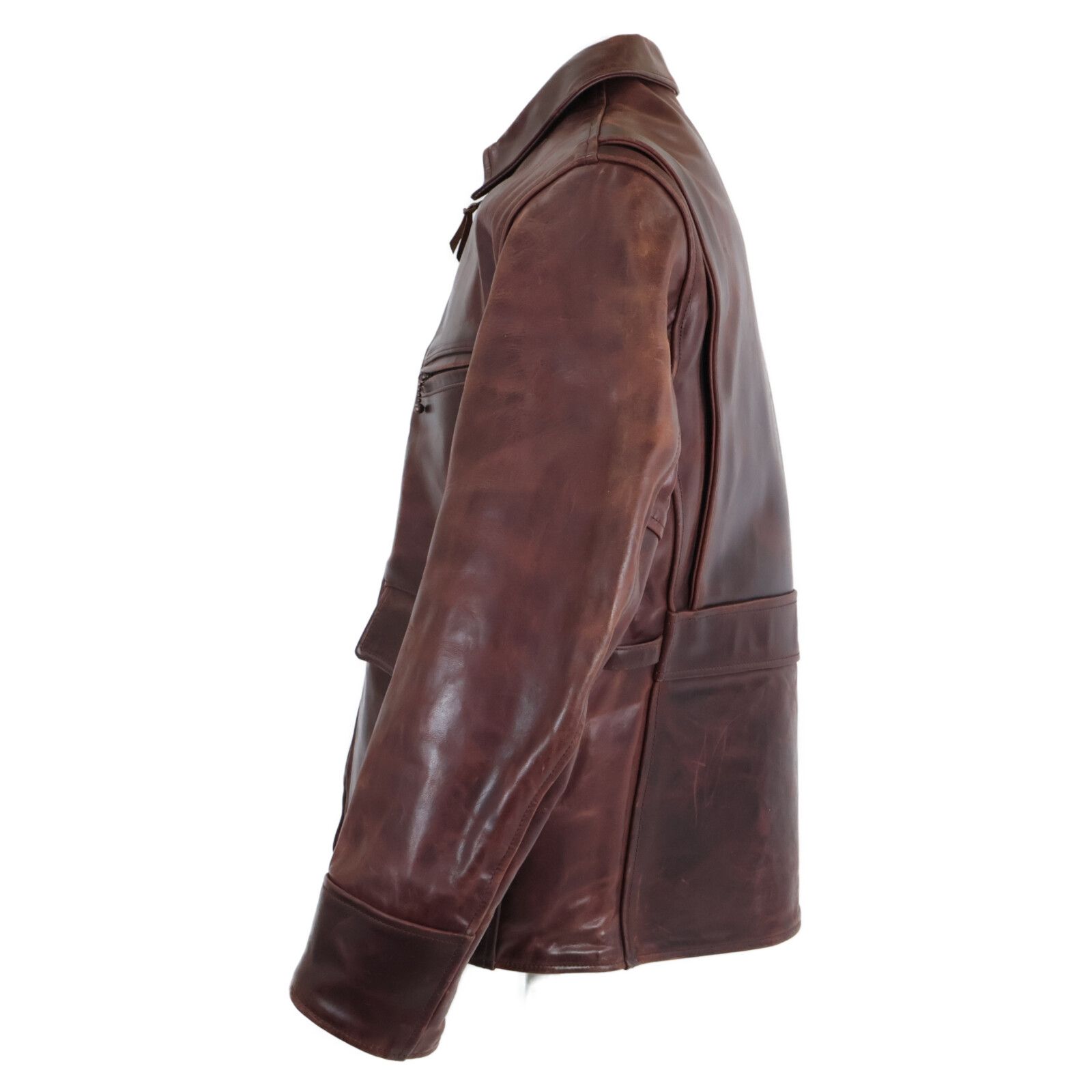 AEROLEATHER エアロレザー ロングハーフベルト ホースハイド レザー