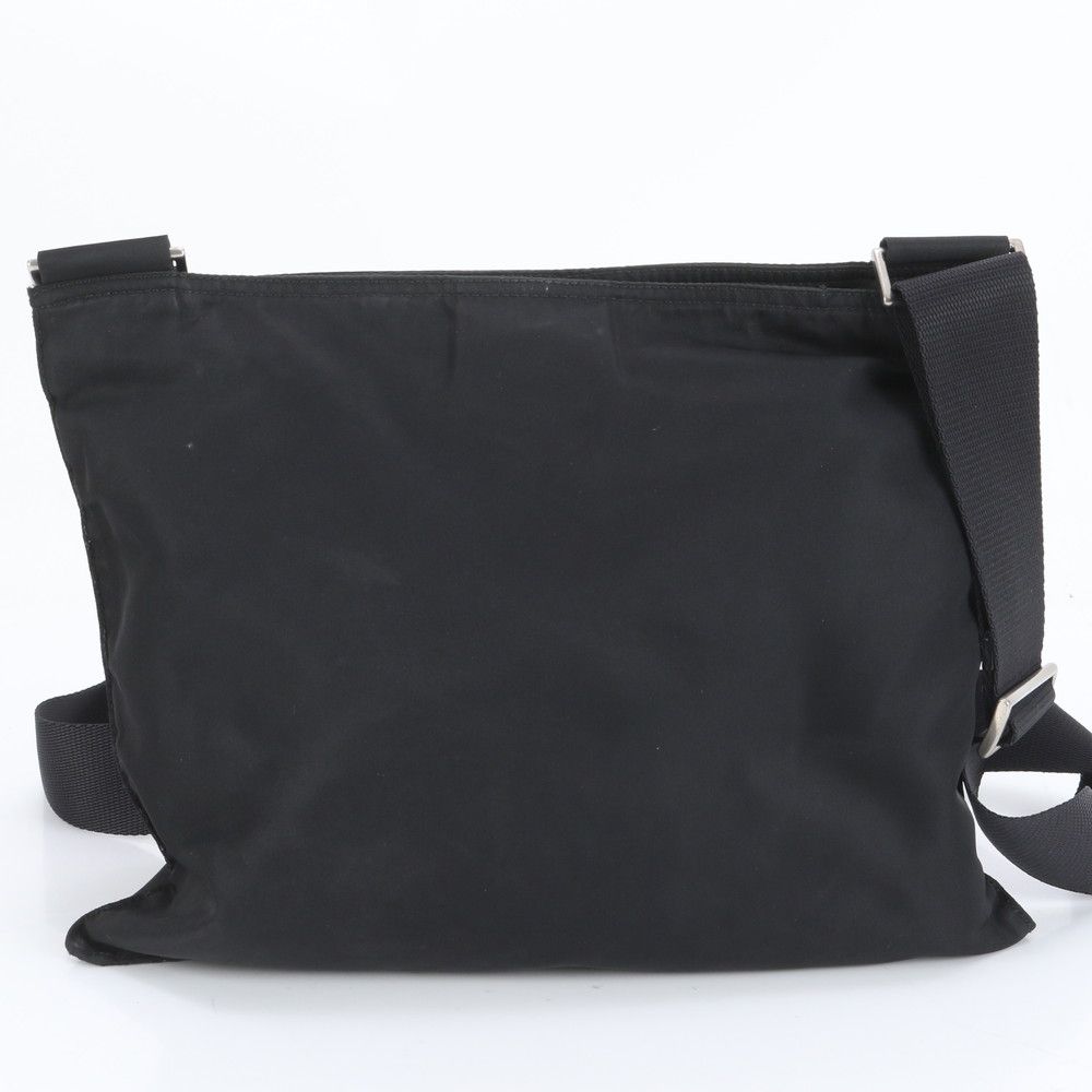 極美品 プラダ テスート ナイロン 三角 トライアングル ロゴ レザー