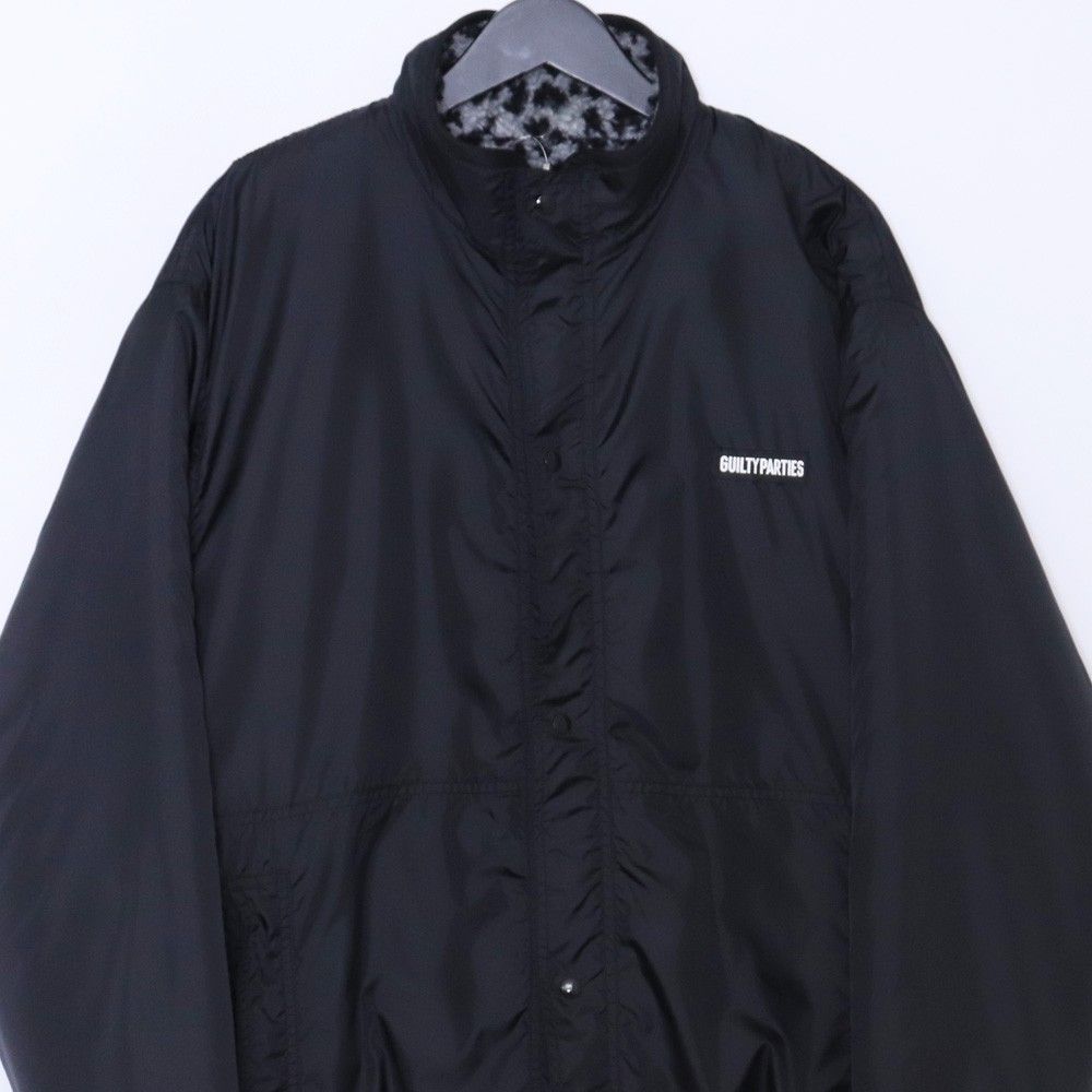 WACKO MARIA REVERSIBLE LEOPARD BOA JACKET Lサイズ ブラック グレー