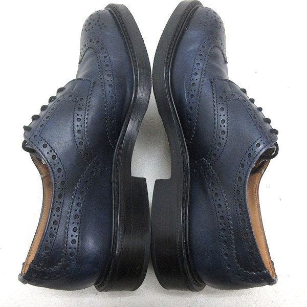 Q□英国製・美品【 8 】トリッカーズ/Tricker's 8064ウィングチップ