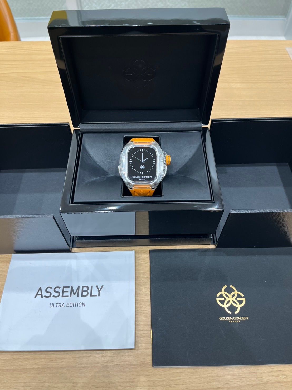 KA 1020 ゴールデンコンセプト Apple Watch バンド 49 mm サンセットオレンジ