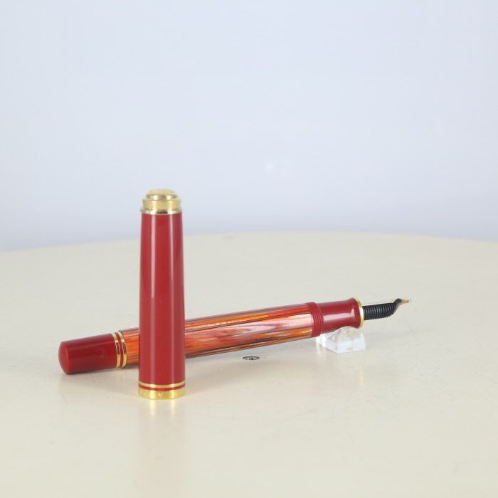  ペリカン PELIKAN スーベーレーン M 600 トータスシュリレッド 万年筆 万年筆 インク