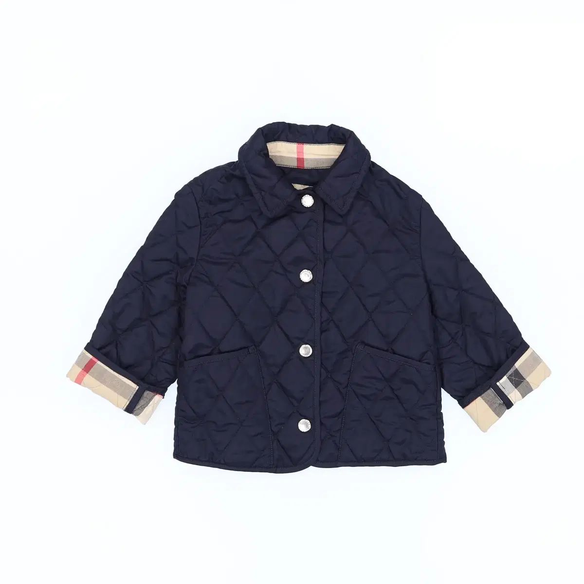 2 Y バーバリー ベイビー ベビー キルティング ダウン ジャケット N 7048