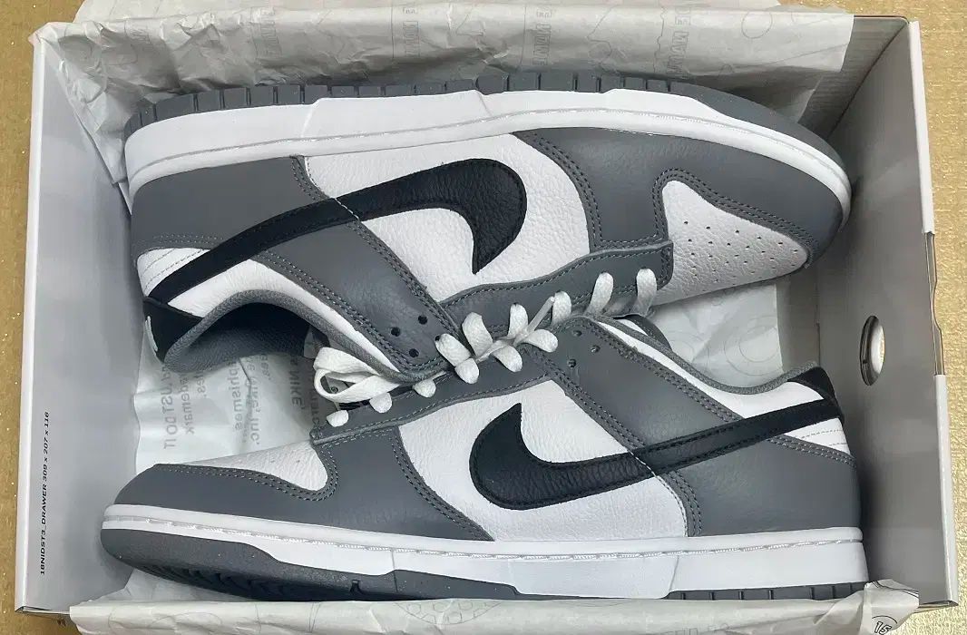 280) ナイキ バイユー ダンク ロー グレー - メルカリ