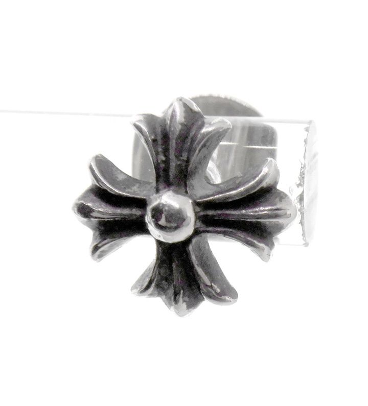 クロムハーツ CHROME HEARTS No 2 CH PLS CHプラス スタッド シルバー ピアス 46103