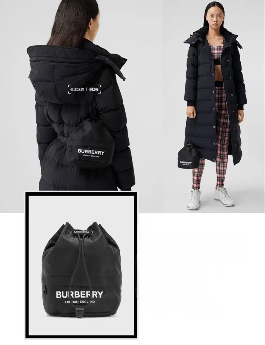 バーバリー ポイベ ポーチバッグ ブラック