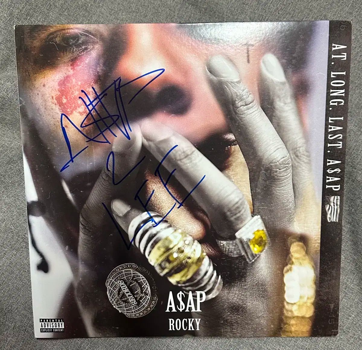 ASAP STAYDOM ラキ(ROCKY) at long last asap サイン入り サイン lp