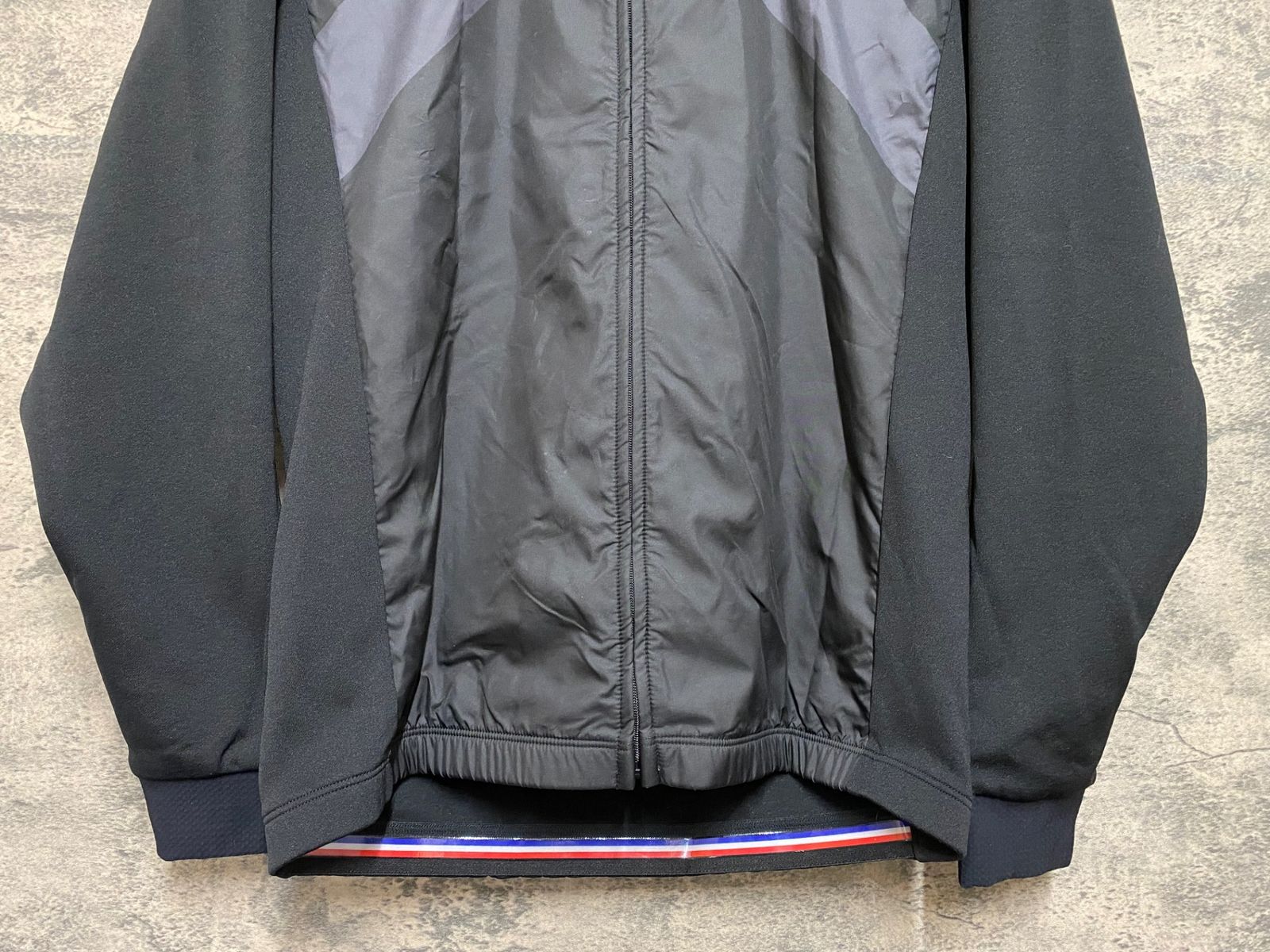 JN190 ルコックスポルティフ le coq sportif 長袖 サイクルジャージ 黒