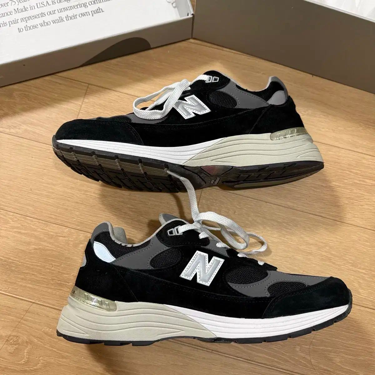 ニューバランス 290 ニューバランス 992 コア ブラック グレー - メルカリ