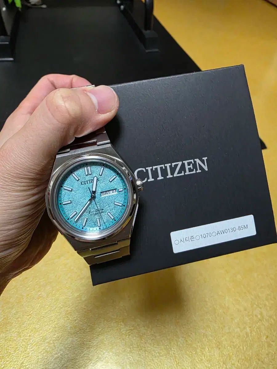 シチズン 젠신 デニム版 AW 0130 85 M