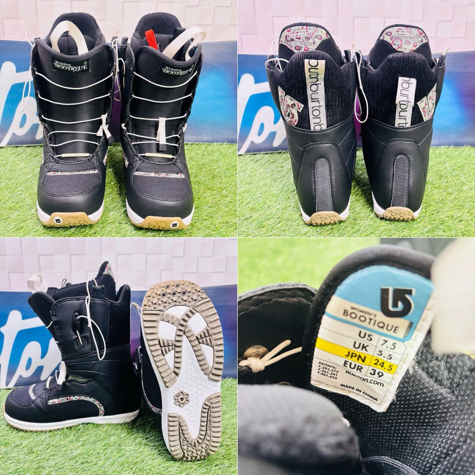 レディース スノーボード 3点セット BURTON バートン GENIE 138cm