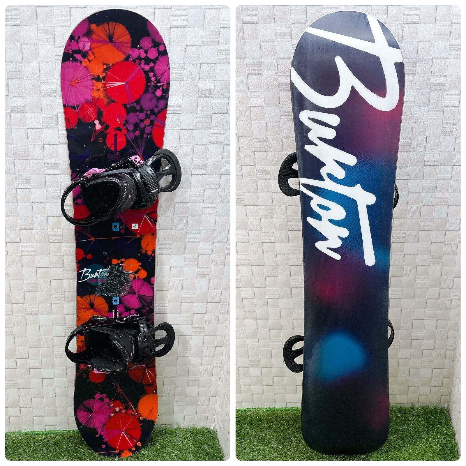 レディース スノーボード 3点セット BURTON バートン GENIE 138cm