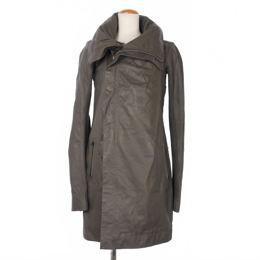 リックオウエンス　レザーコート RICK OWENS(リックオウエンス) レザーコート 2905 ブラック サイズ IT