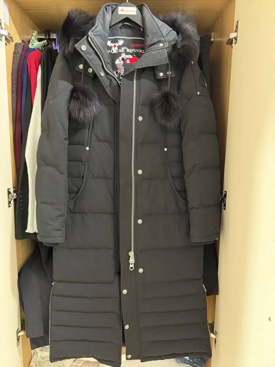 ムースナックルズ サスキチュワン Sサイズ ワッペン ファー オールブラック