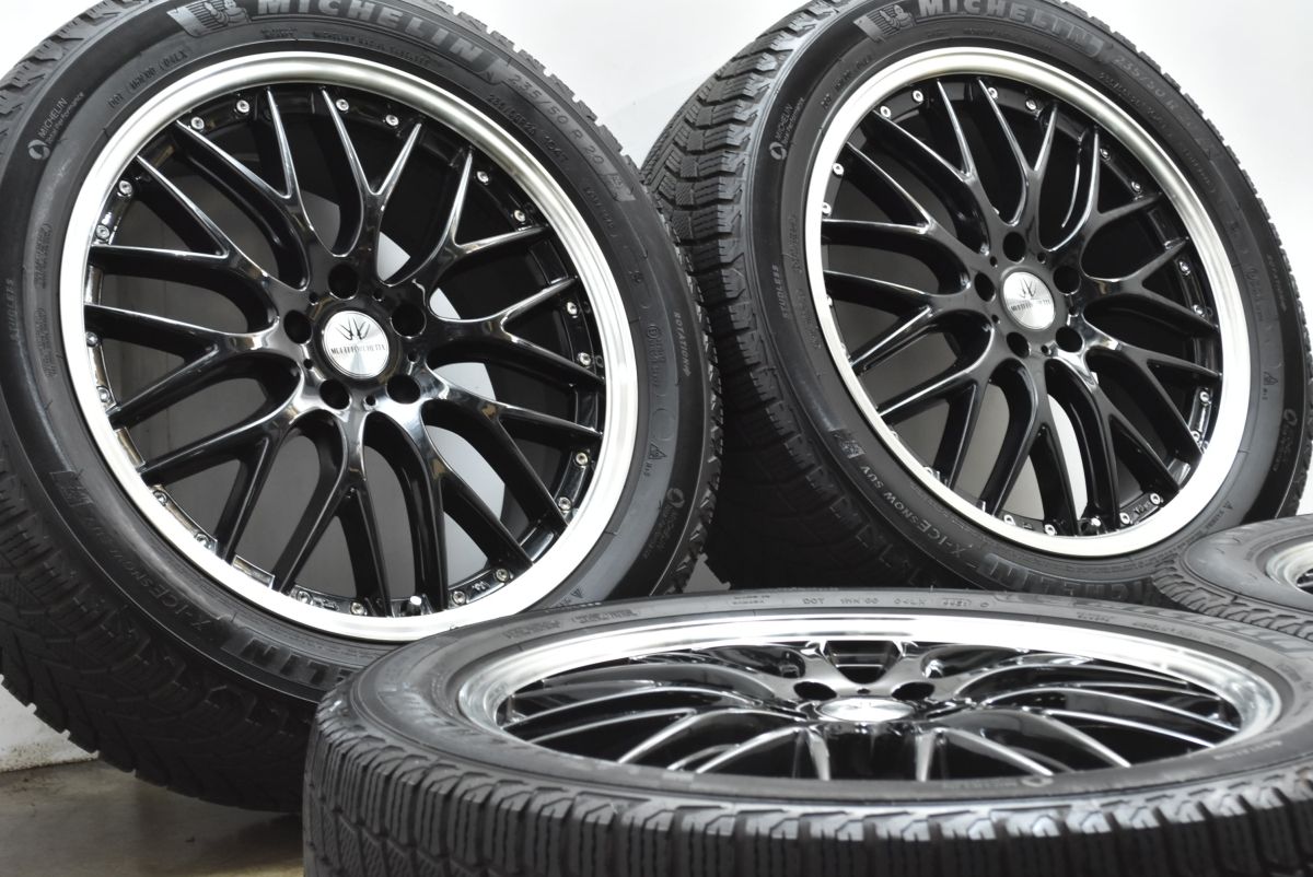 バリ溝 マルチフォルケッタ 20 in 8 J 45 PCD 114 3 ミシュラン X ICE SNOW SUV 235 50 R CX 60 80 アリア T 33 エクストレイル