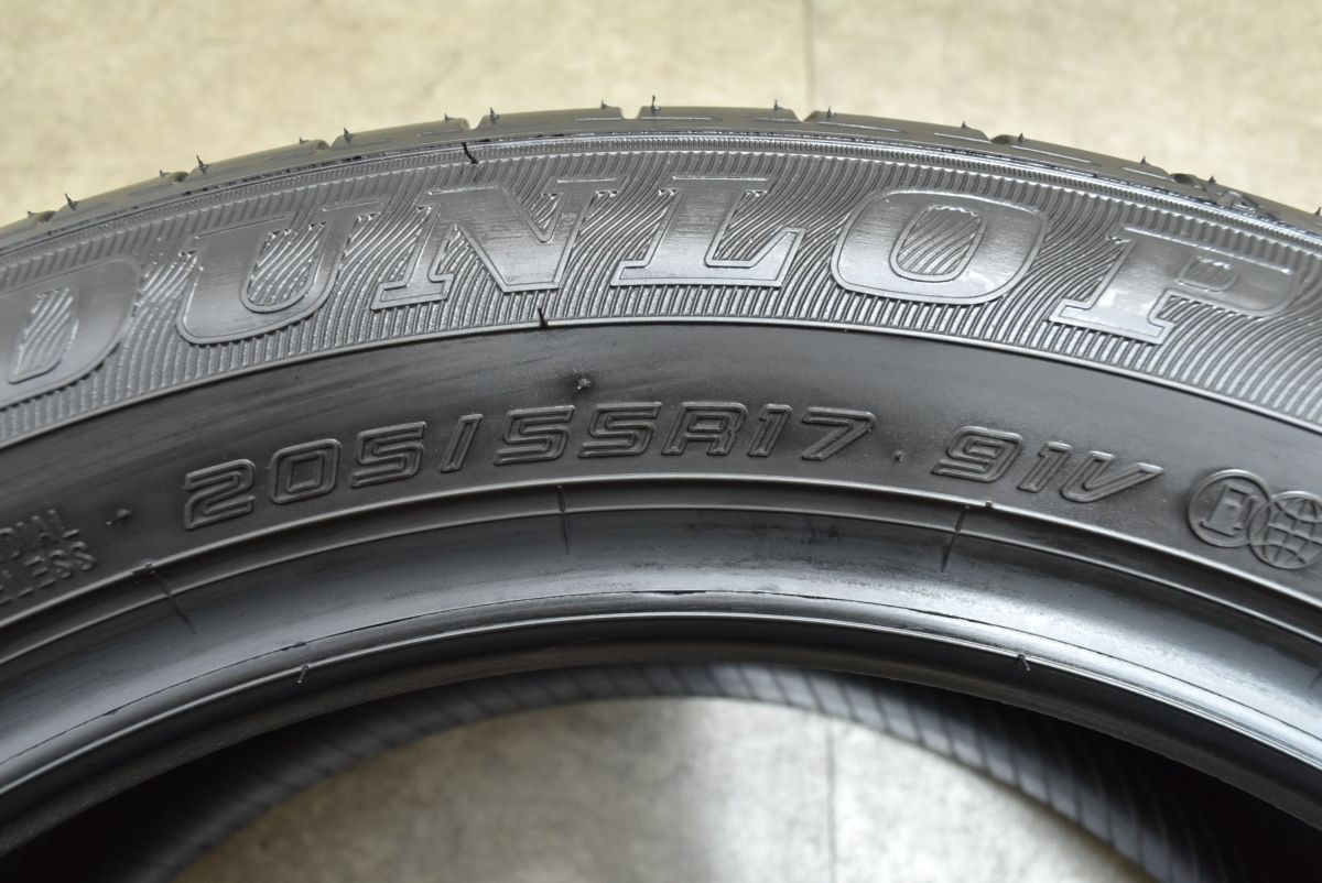 2025年製 新車外し バリ溝】ダンロップ エナセーブ EC300+ 205/55R17 4