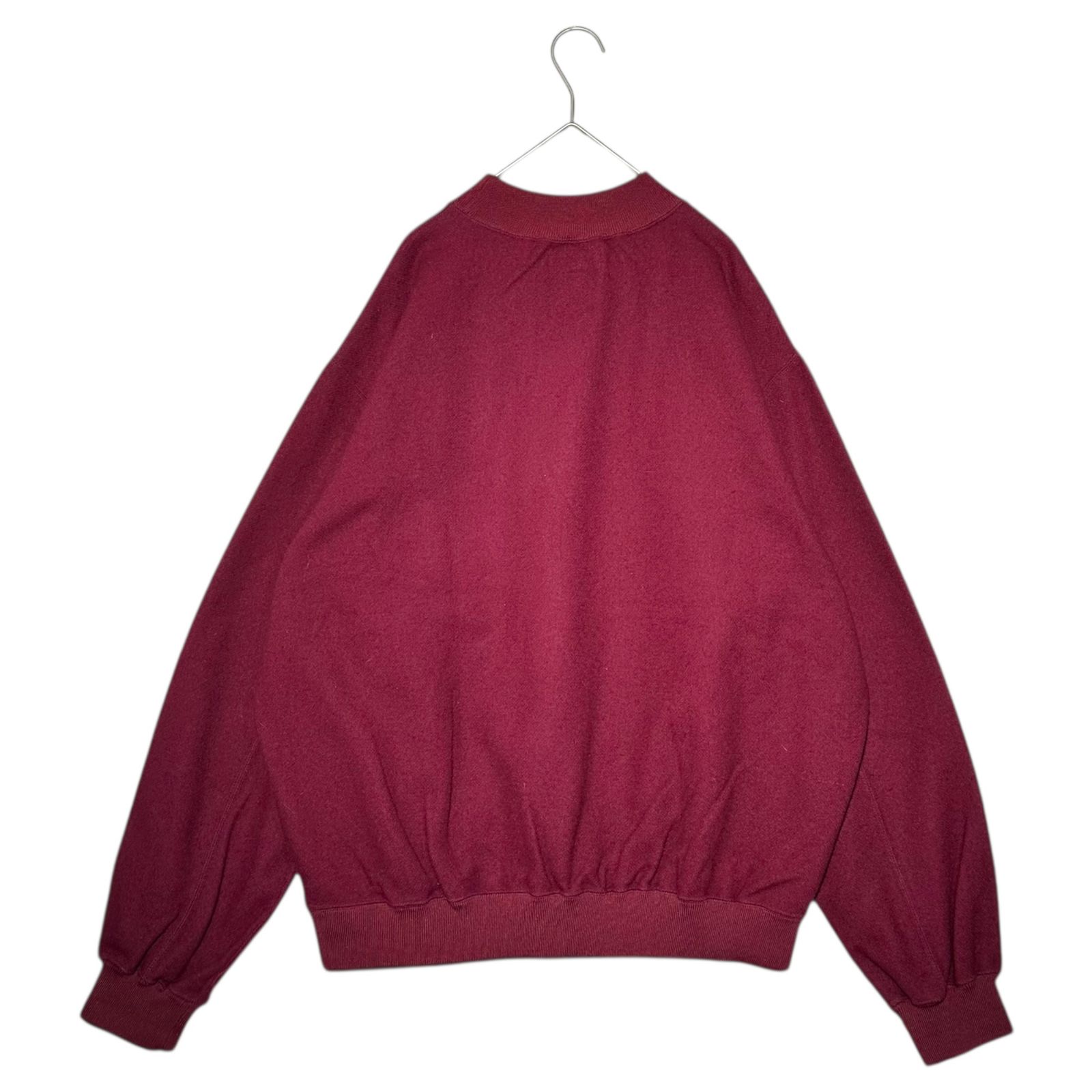 GOODENOUGH(グッドイナフ) 90's Logo Patch High-Neck Wool Sweatshirt