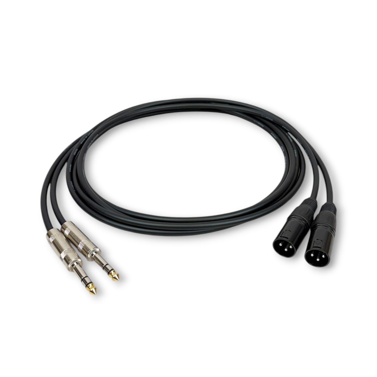 CANARE L-4E6S BLACK TRS XLR ケーブル 2m 2本セット - メルカリ