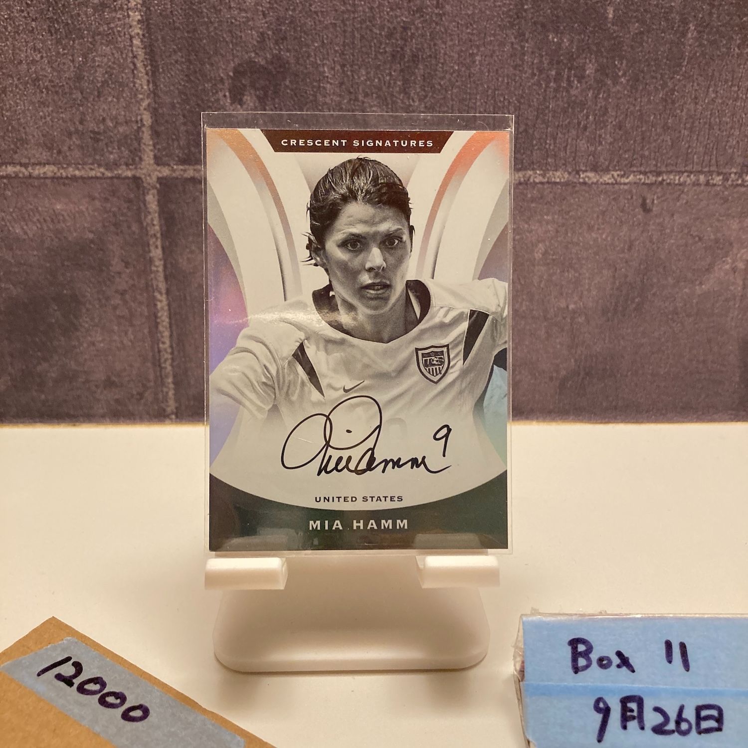 2017 Panini Mia Hamm 直筆サインカード United States National Team