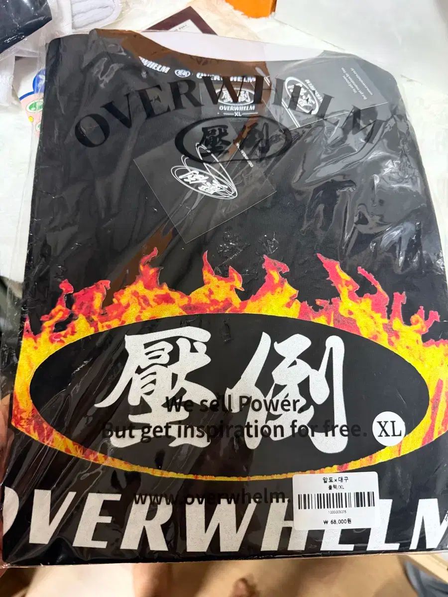 圧倒DAEGU限定モデルOVERWHELM 圧倒Tシャツ ブラックXL