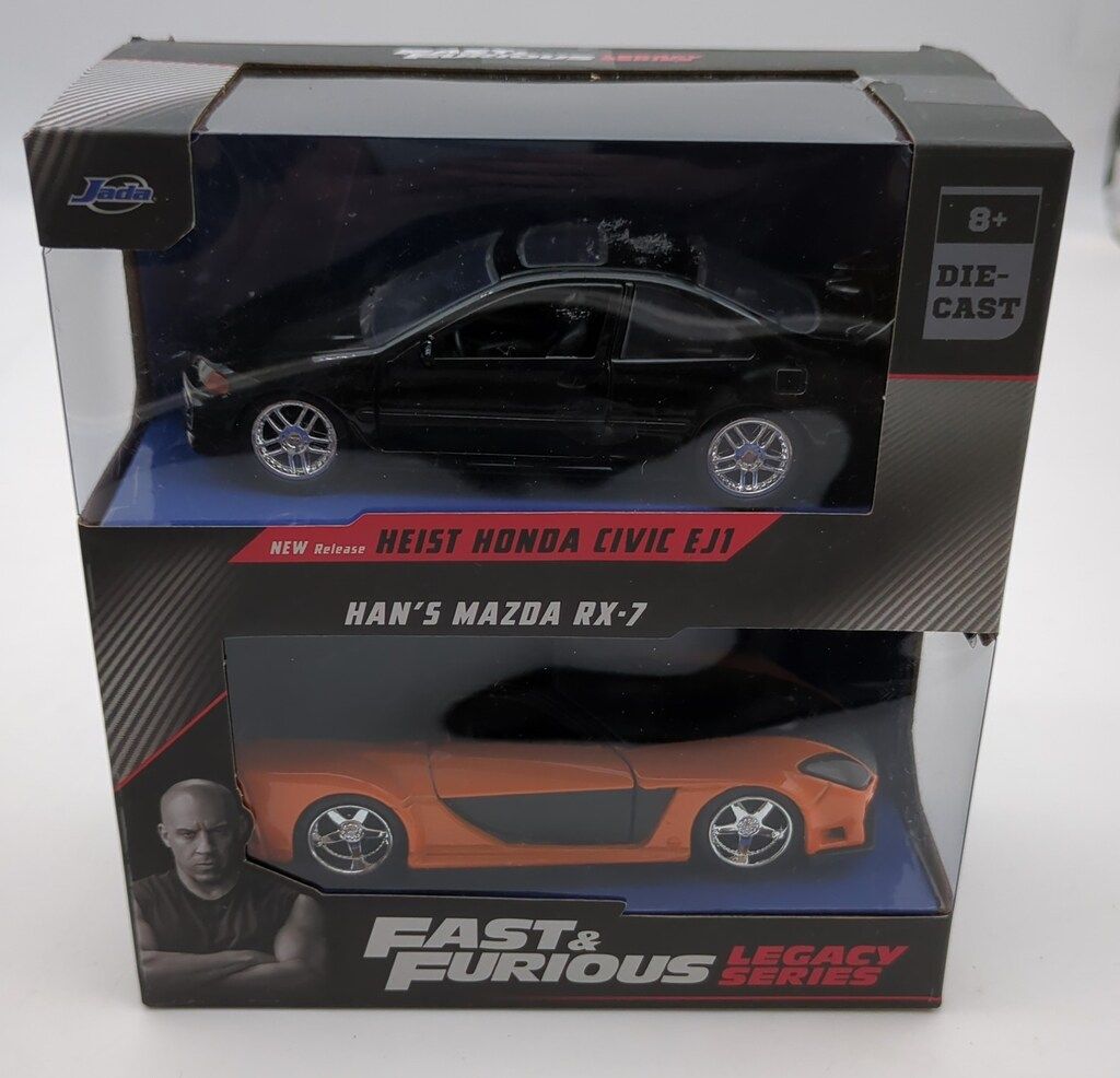 JadaTOYS 1/32 LEGACY SERIES/2台入 HEIST HONDA CIVIC EJ1/HAN'S