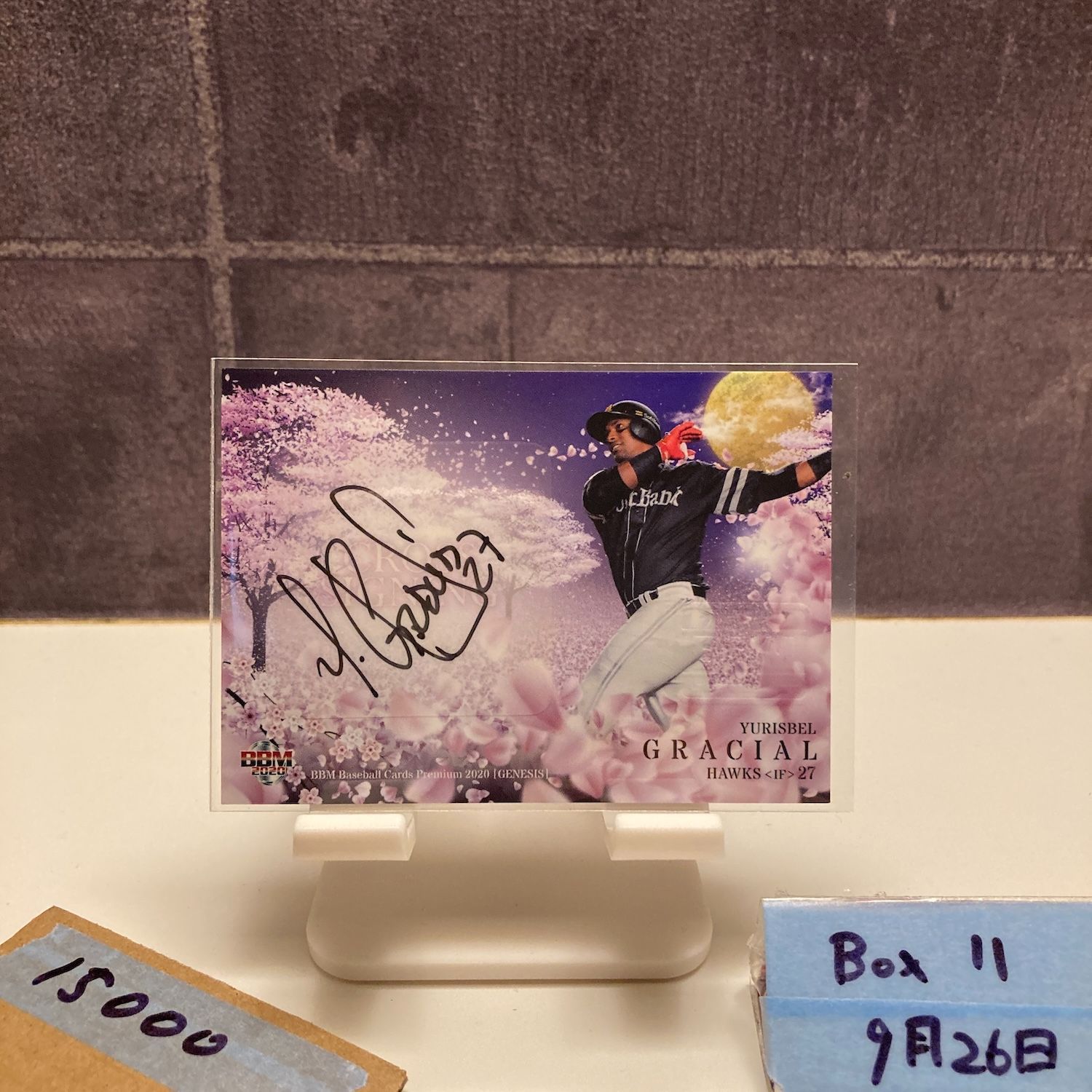 2020 BBM ユリスベルグラシアル Yurisbel Gracial 17/25 直筆サイン