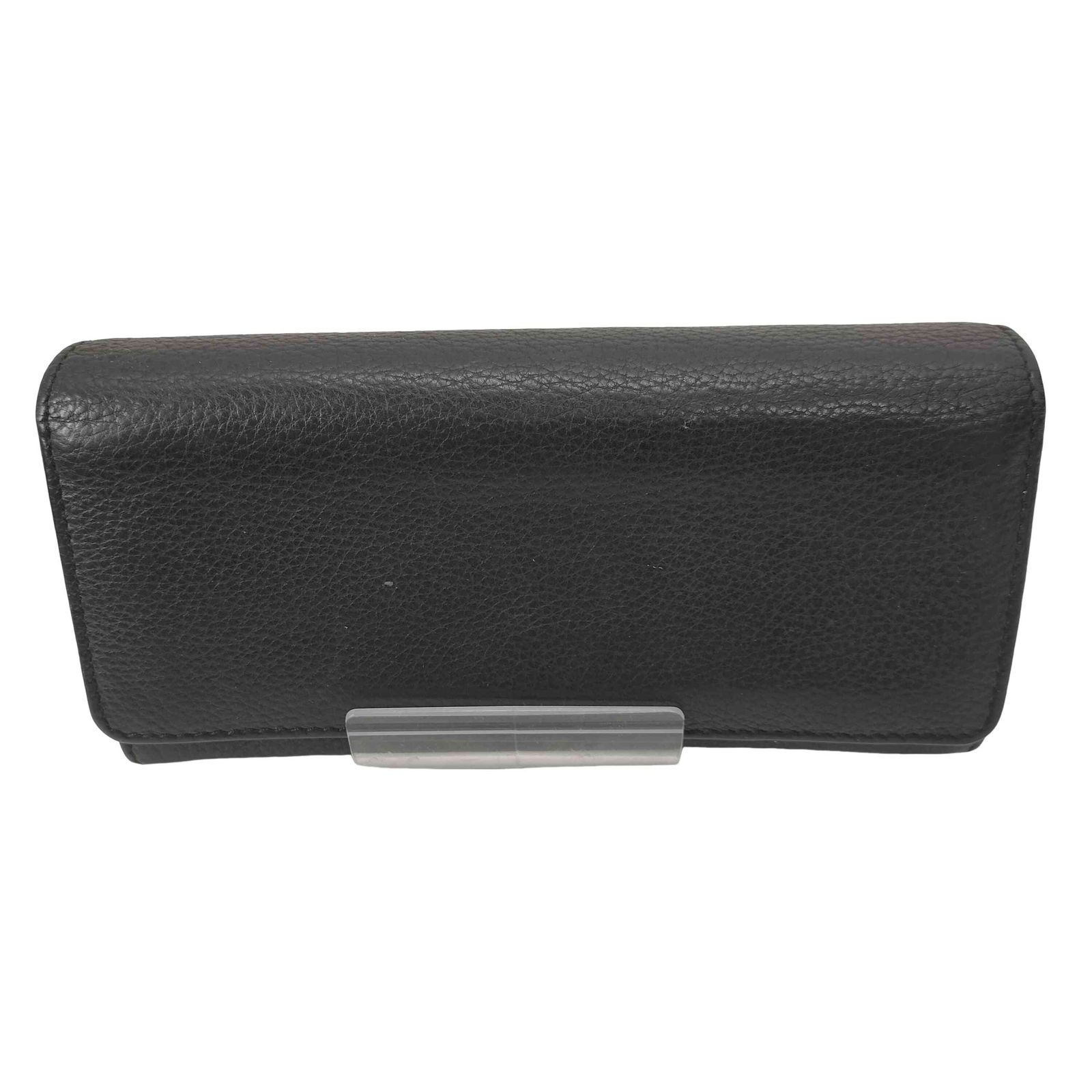 マリメッコ marimekko HELINA 5 ヘリナ 二つ折 本革 シボ革 レザー 長