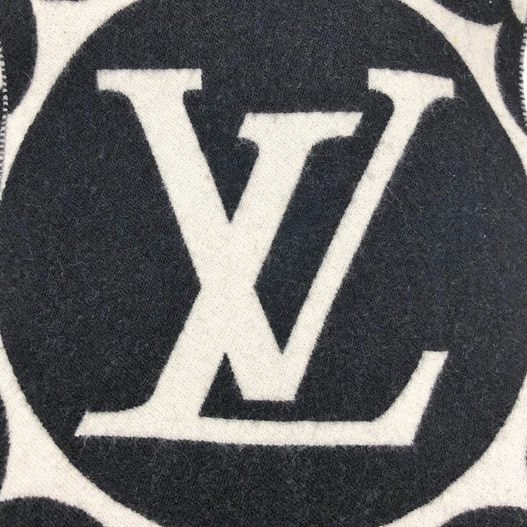 LOUIS VUITTON ルイヴィトン モノグラム・マフラー フライトモード LV