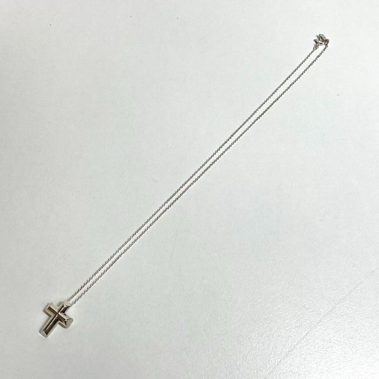 美品】Tiffany＆Co. ティファニー テンダネスハートクロス ネックレス 