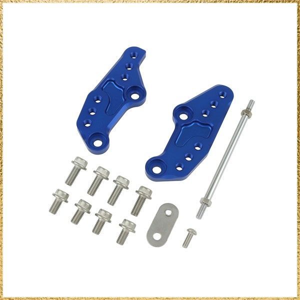 彡 でお届け 彡Color ブルー ポッシュフェイス POSH FAITH バイク用品 ステップアッププレート YZF-R25 A 2015-2020年 ブルー 066072-01