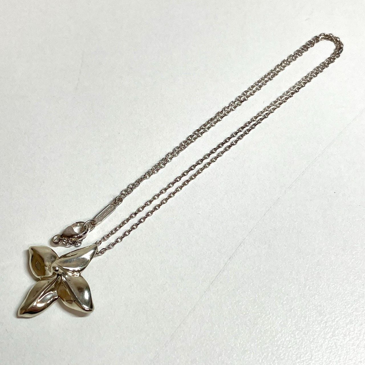 美品】TIFFANY＆Co. ティファニー ポインセチア ネックレス SV925 