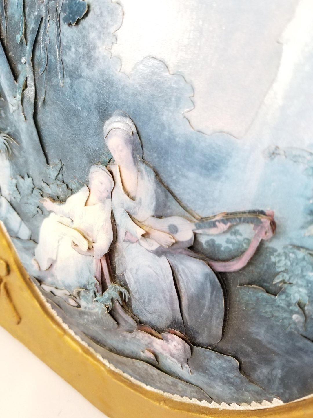 DREYTON✨アンティーク額絵 額 アンティーク額絵 ヨーロッパ レトロ モダン 立体アート 貴重