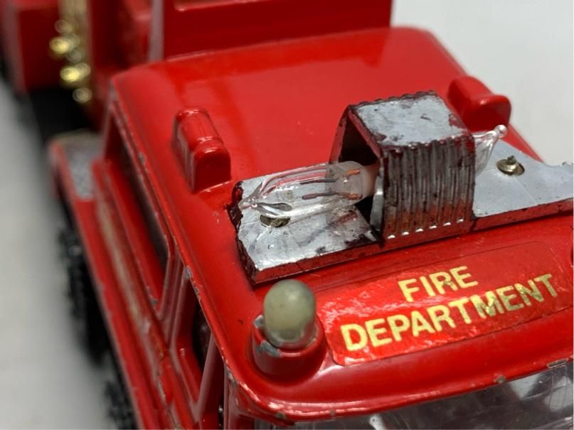 ヨネザワ Dipet ダイヤペット 三菱ふそう ハシゴ消防車 1/60スケール