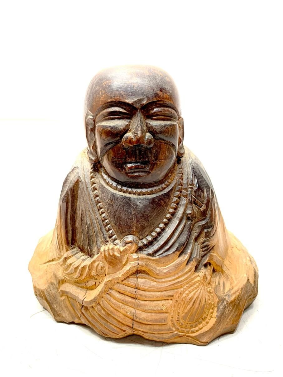 貴重 仏像 木彫り人形 弘法大師 菩薩 布袋 ヴィンテージ雑貨