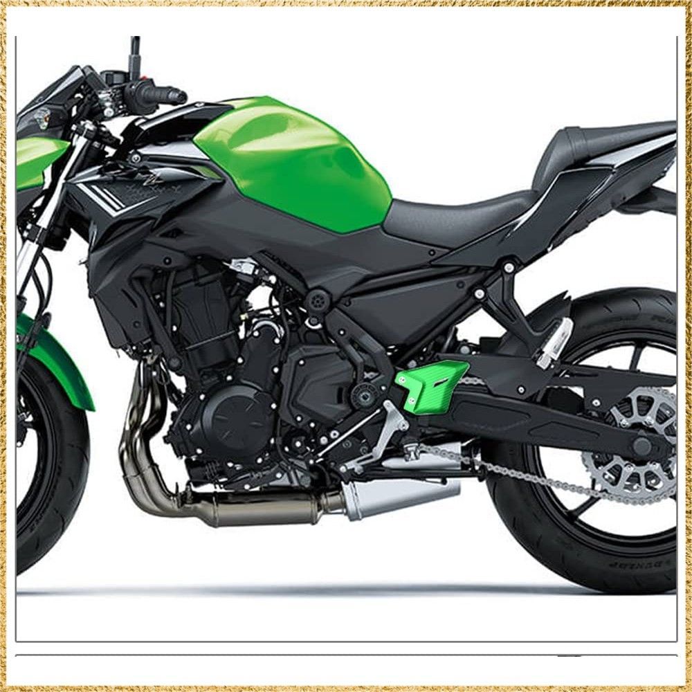 彡送料無料でお届け彡Color:レッド LEDISHUN パーツ アルミ ヒールプレートガード 1ペア に適合する カワサキ ニンジャ 650 NINJA650 Z650 2017-2025 (レッド)