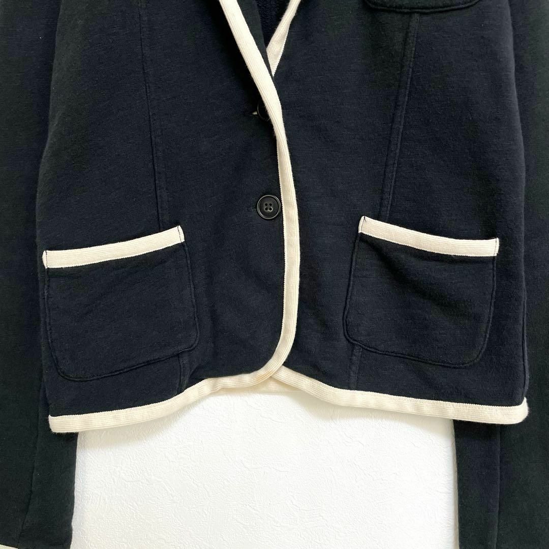 ラルフローレン スウェット生地 ワッペン刺繍 テーラードジャケット