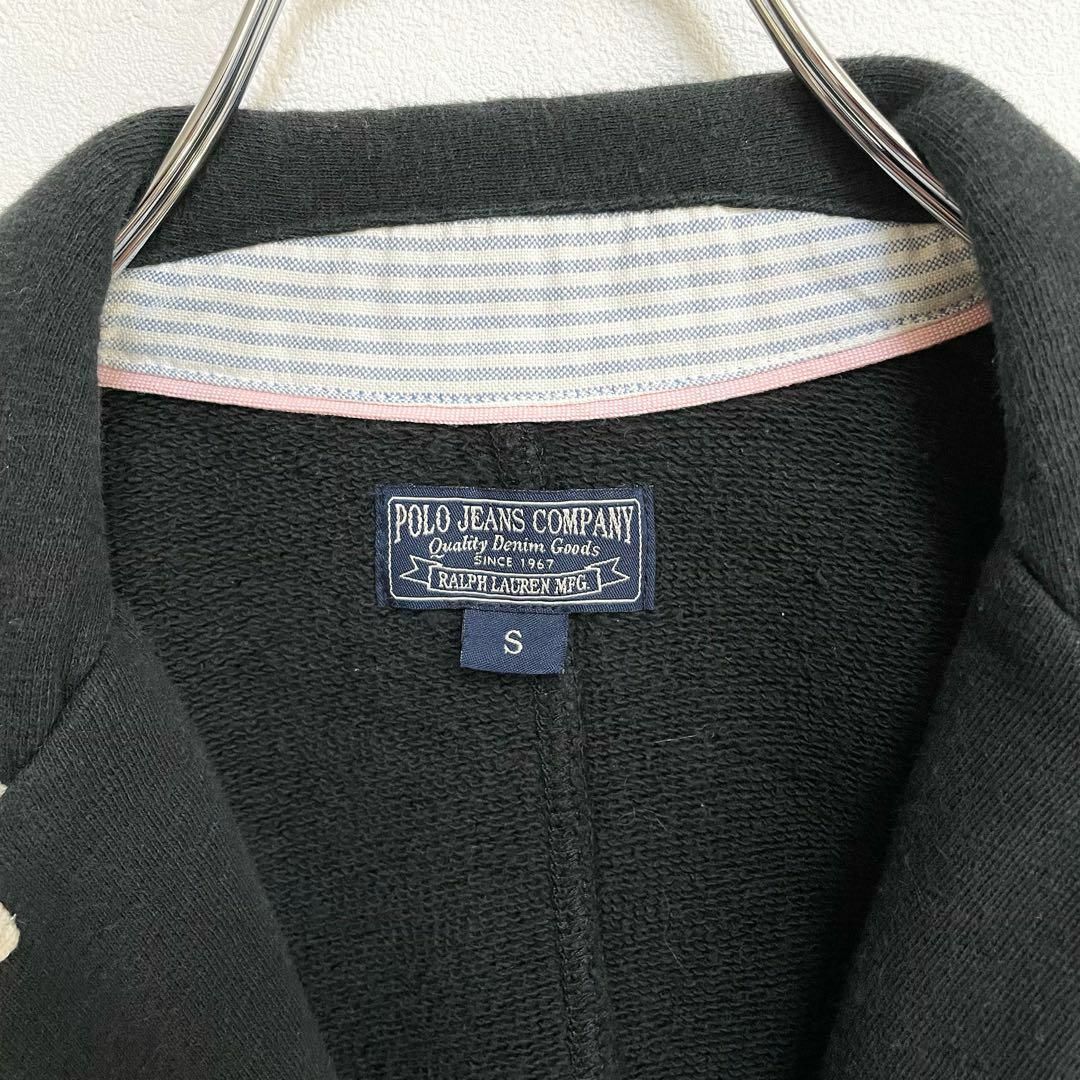 ラルフローレン スウェット生地 ワッペン刺繍 テーラードジャケット
