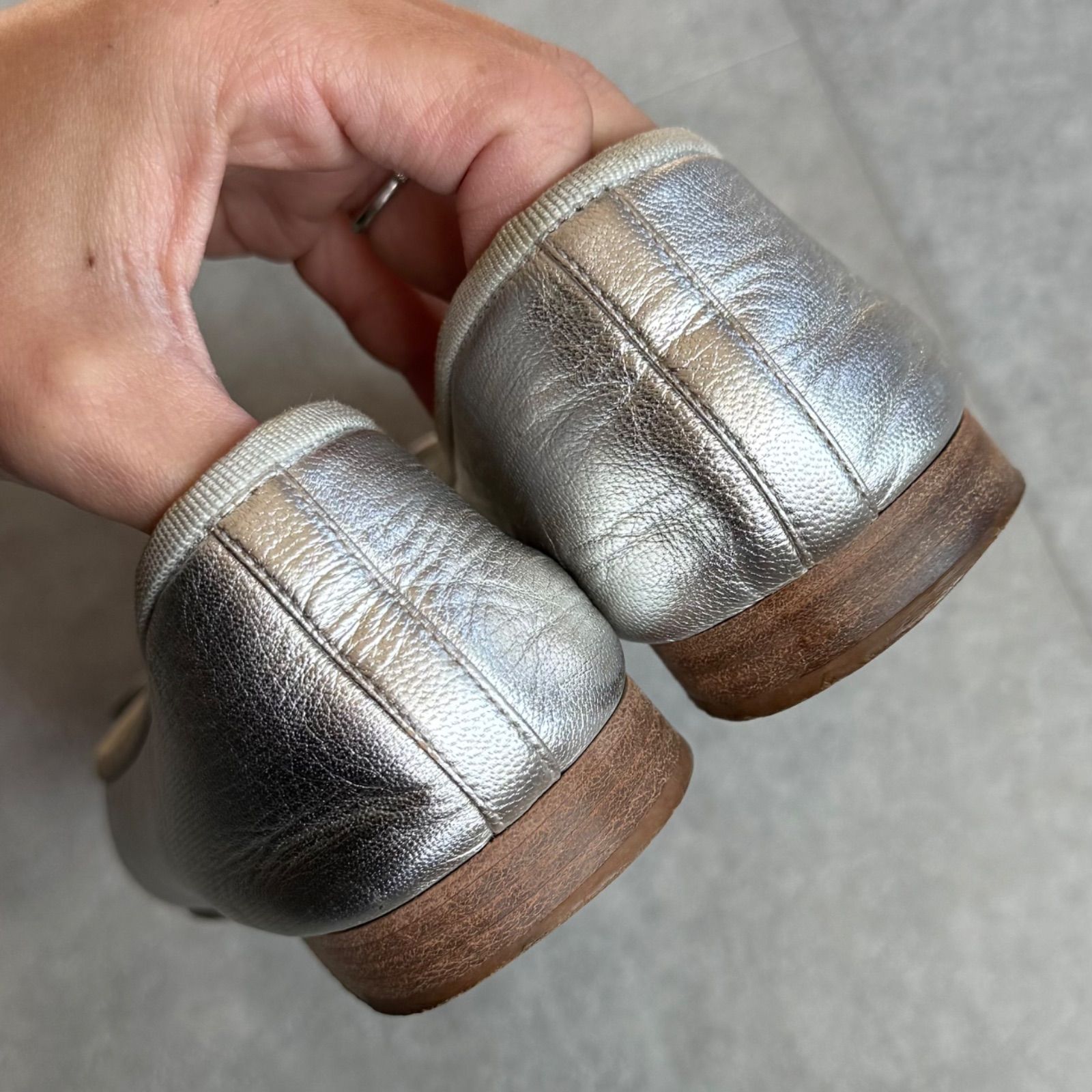 CHANEL シャネル ココマーク リボン バレエシューズ フラットシューズ