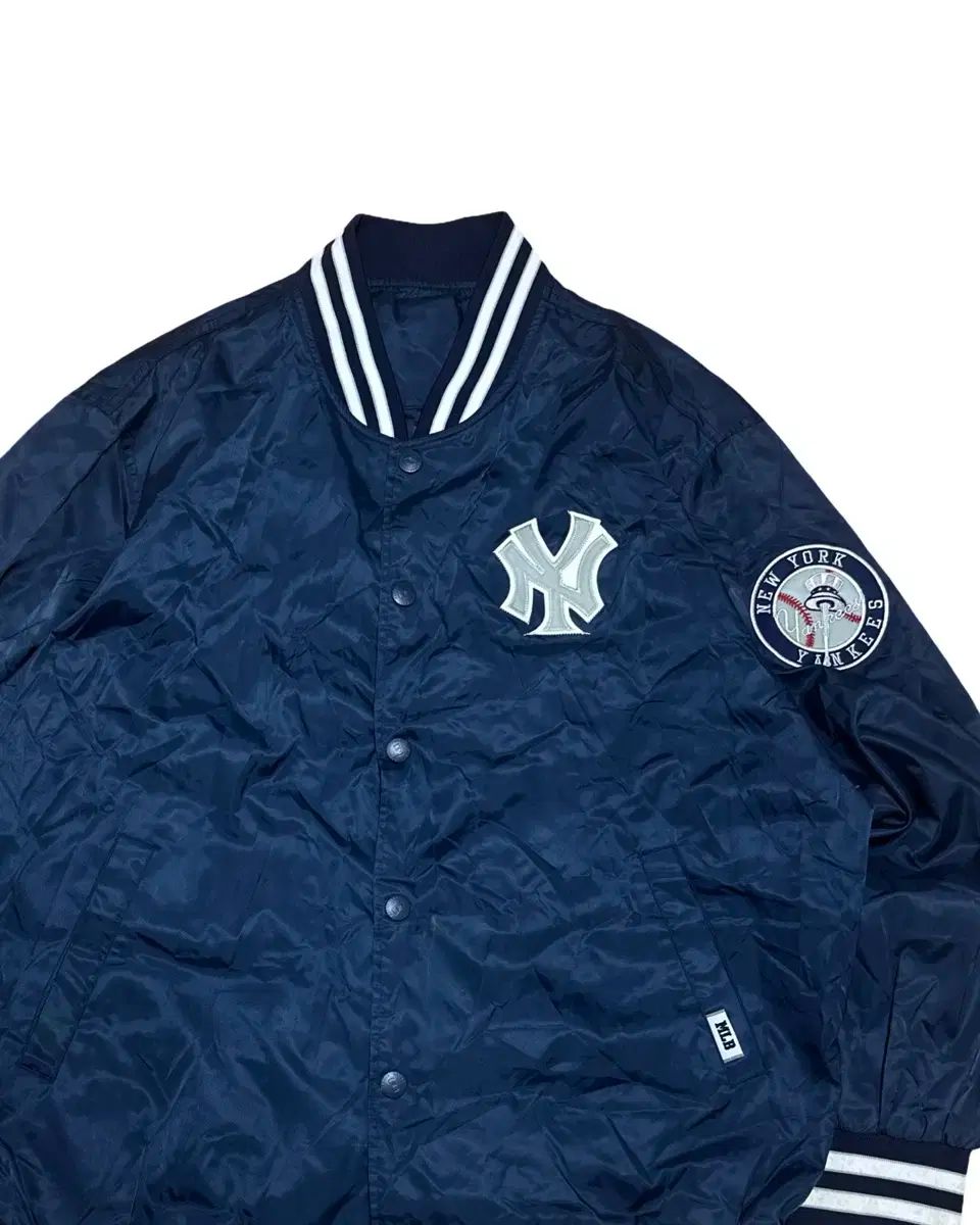 M*p様 MLB公式 JHデザイン ニューヨークヤンキース スタジャン 紺 ピン