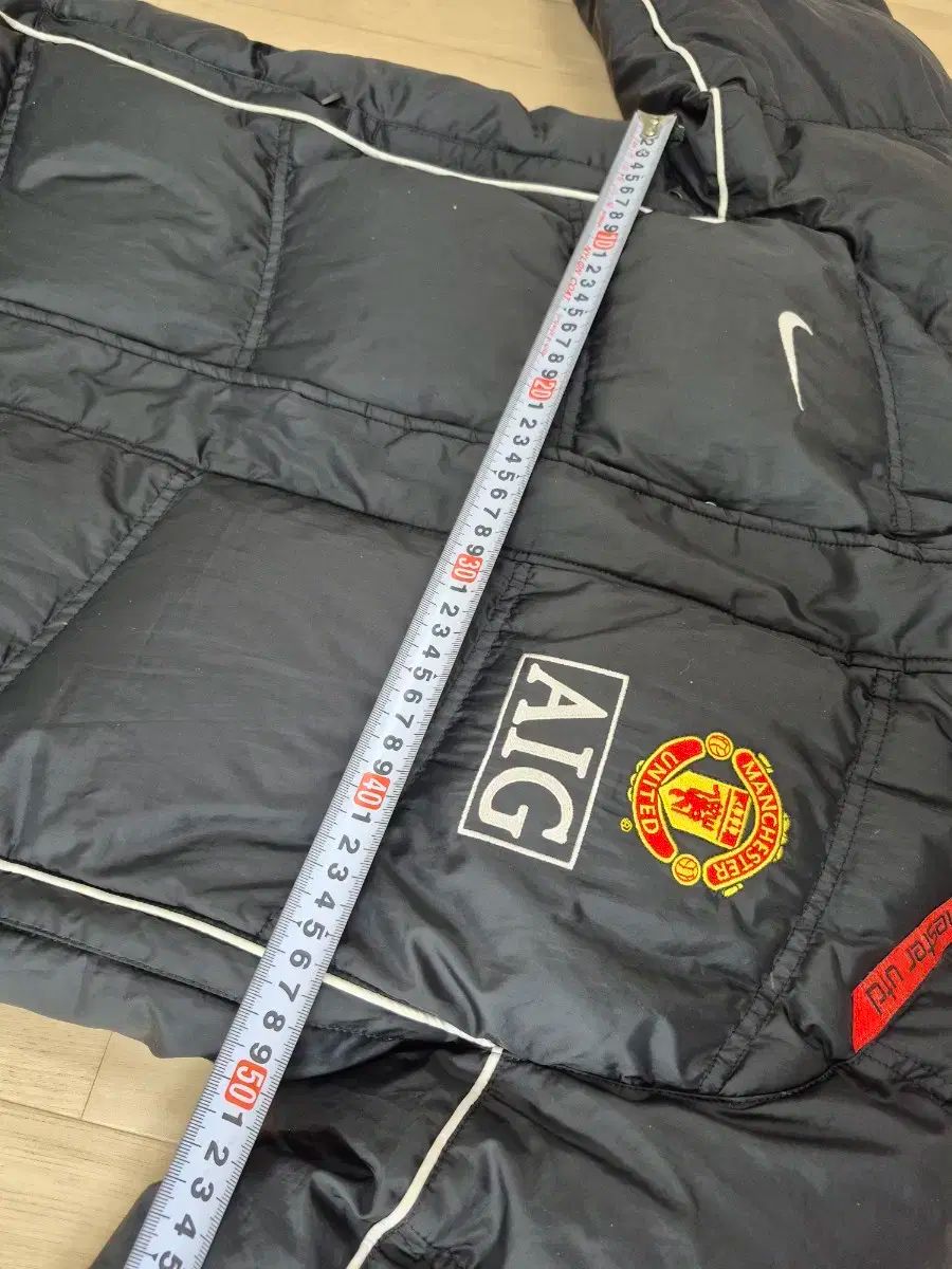NIKE マンチェスター・ユナイテッドFC AIG ダウン ブラック 90サイズ