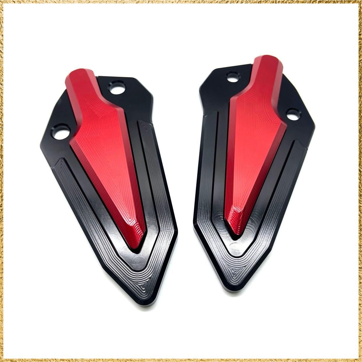 ☆彡送料無料でお届け☆彡Color:レッド motokano フットペッグ ヒール